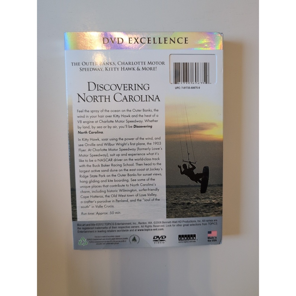 Discovering North Carolina‎ (DVD, 2011) - Picture 2 of 3